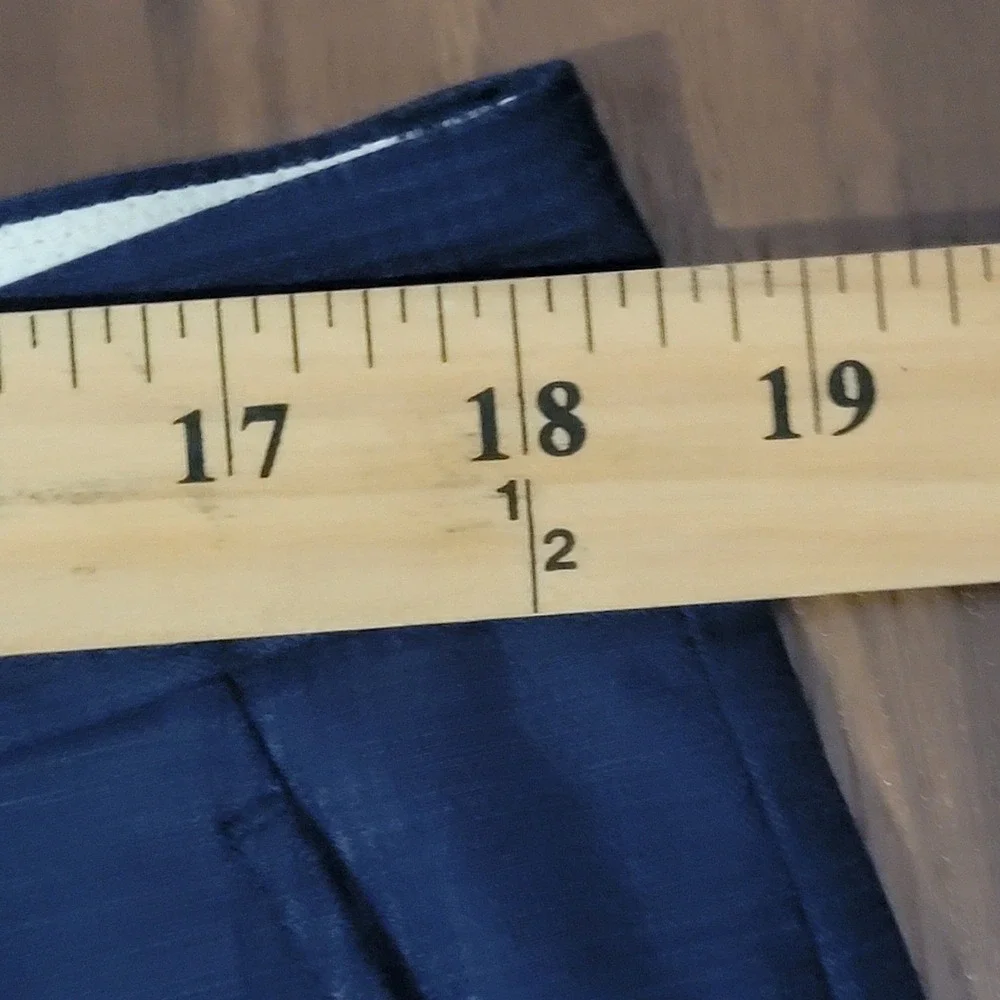 J. Crew Mens 36x32 Bedford Dress Pants Blue Plaid Cotton Flat Front